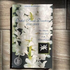 Orchid Source Directory 2000-2002 Book by American orchid Society ultimate guide